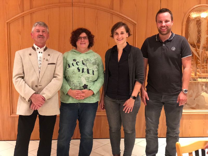 Die neue Vereinsleitung des OGV Hausen seit dem 21.09.2021